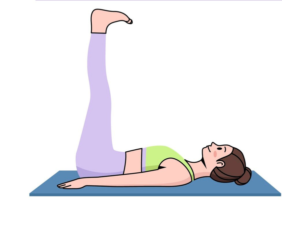 leg up the wall pose
