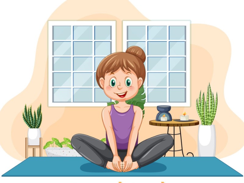 Butterfly pose